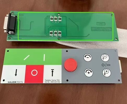 SULZER TAV Front Operating Keyboard Panel (Membrane Keypad + PCB Assembly);Part Number: Art.Nr. 846 020 002，PCB No. A32000575‑00M