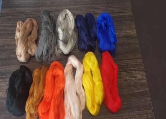 Synthetische Faser des hohen der Schrumpfungs-25mm Polyester-0.9D Wolldes spinnens