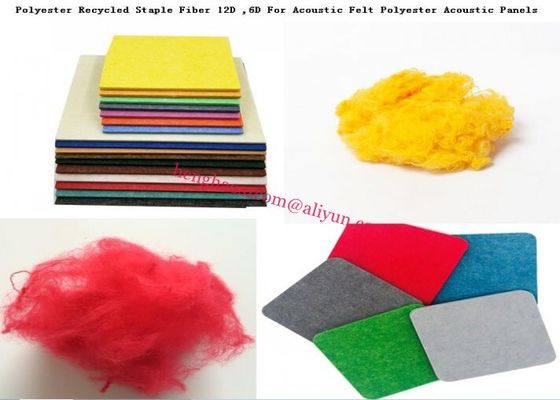 38mm nicht Gewebes-Polyester 12D 6D für Polyester-akustische Platten