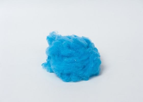45mm Polyester-Rohstoff-blaues Polyester bereitete Spinnfaser 1.2D zu 20D auf