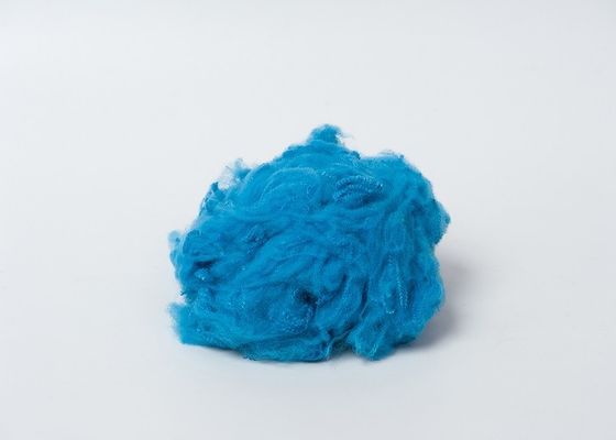 45mm Polyester-Rohstoff-blaues Polyester bereitete Spinnfaser 1.2D zu 20D auf
