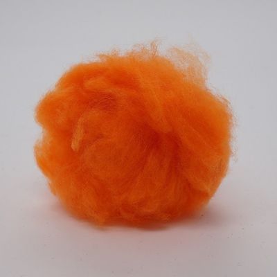 Bunte synthetische Faser HAUSTIER Spinnfaser-Abnutzung des Polyester-20D beständig