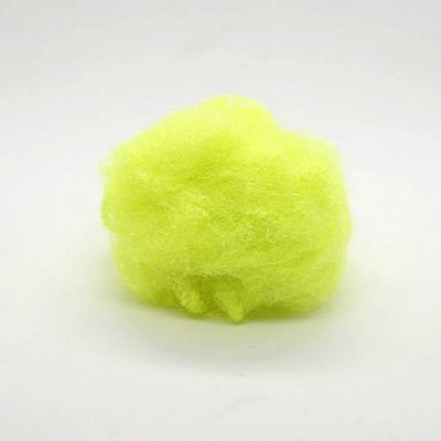 Dreieck-Polyester-Spinnfaser-glänzendes Grün 9d X 64mm für Tennisball-Stoff