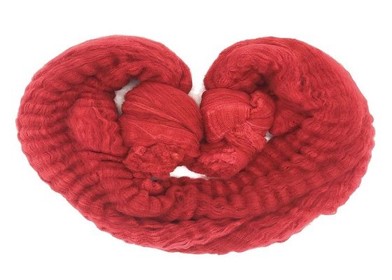 Lackieren Sie gefärbtes Polyester schleppen 100% Körper-Polyester-Rohstoff 102mm