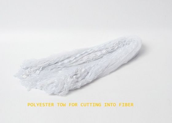Weißes 12dtex erneuerte Polyester-Spinnfaser 38mm