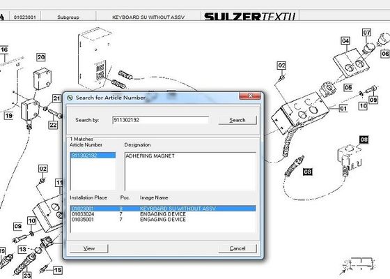 Haltemagnet-spinnender Webstuhl-Ersatzteil-elektronische Ersatzteile für Sulzer-Webstühle