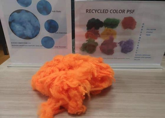 Polyester-synthetische Faser 0.5D 51mm für das Garn, das erstklassiges Fluoreszin spinnt