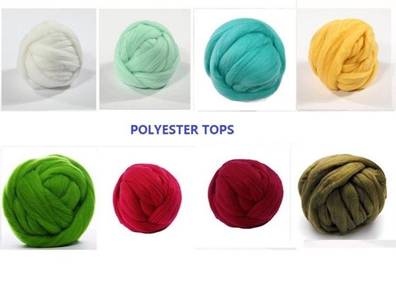Synthetische Faser des hohen der Schrumpfungs-25mm Polyester-0.9D Wolldes spinnens