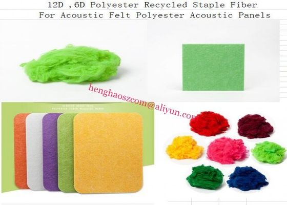 38mm nicht Gewebes-Polyester 12D 6D für Polyester-akustische Platten