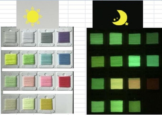 Imprägniernde dunkle Luminuous-Polyester-Heftklammer-Garn-Faser
