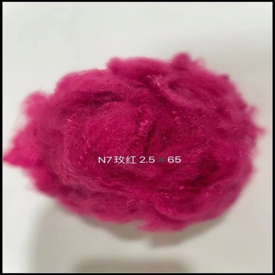 65mm erneuerte Spinnfaser des Polyester-1.5dtex für nichtgewebte Gewebe